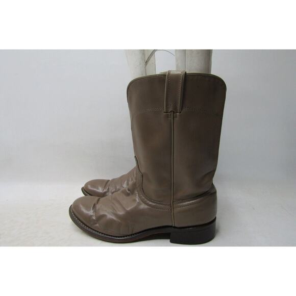 Laredo Mens Size 8.5 D Brown Leather Roper Cowboy Western Boots